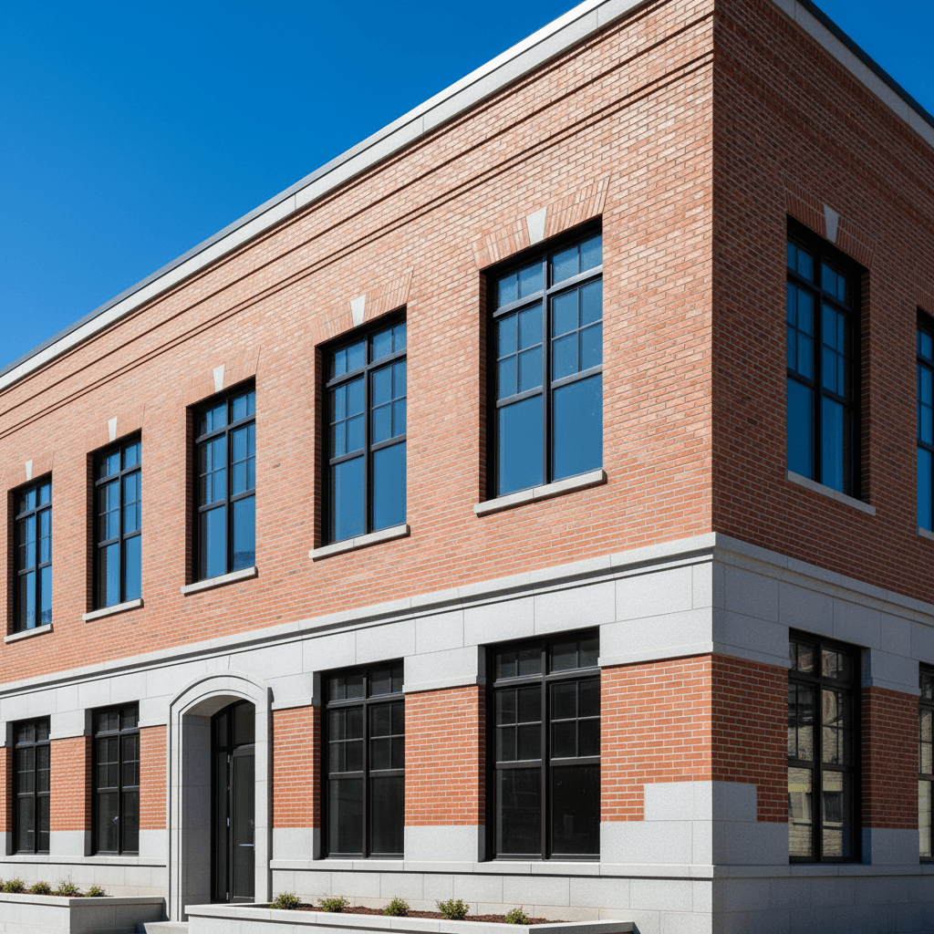 Commercial masonry and exterior construction services in DC by Atlantic Construction