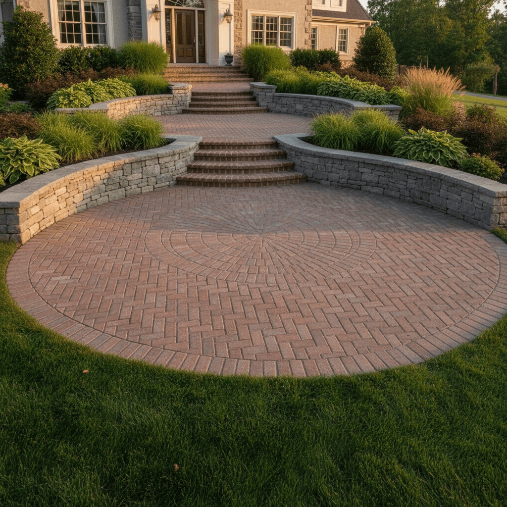 Quality masonry and hardscaping services including patios and walkways in DC by Atlantic Construction