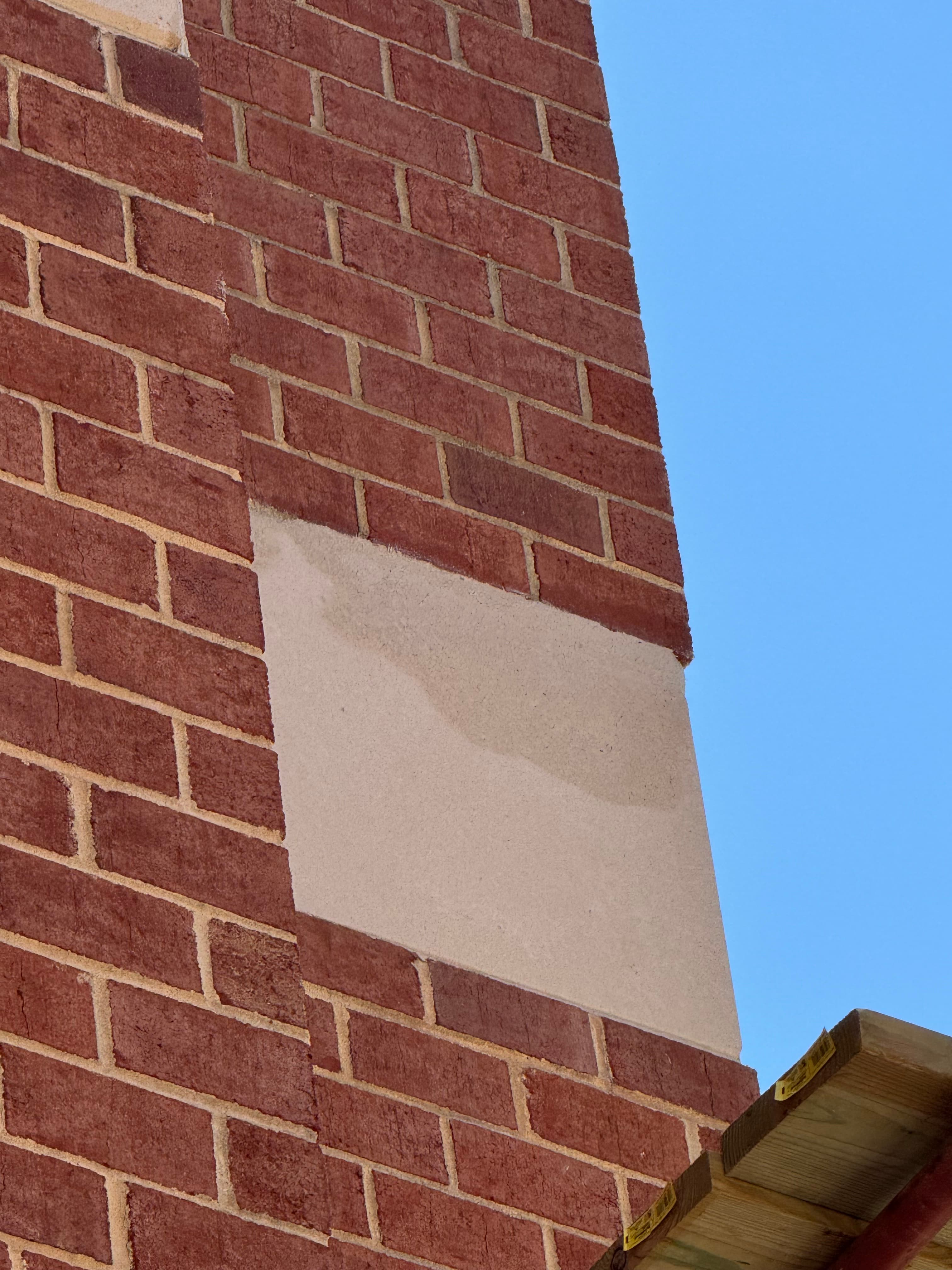 Brick chimney repair and patching work in Maryland by Atlantic Construction