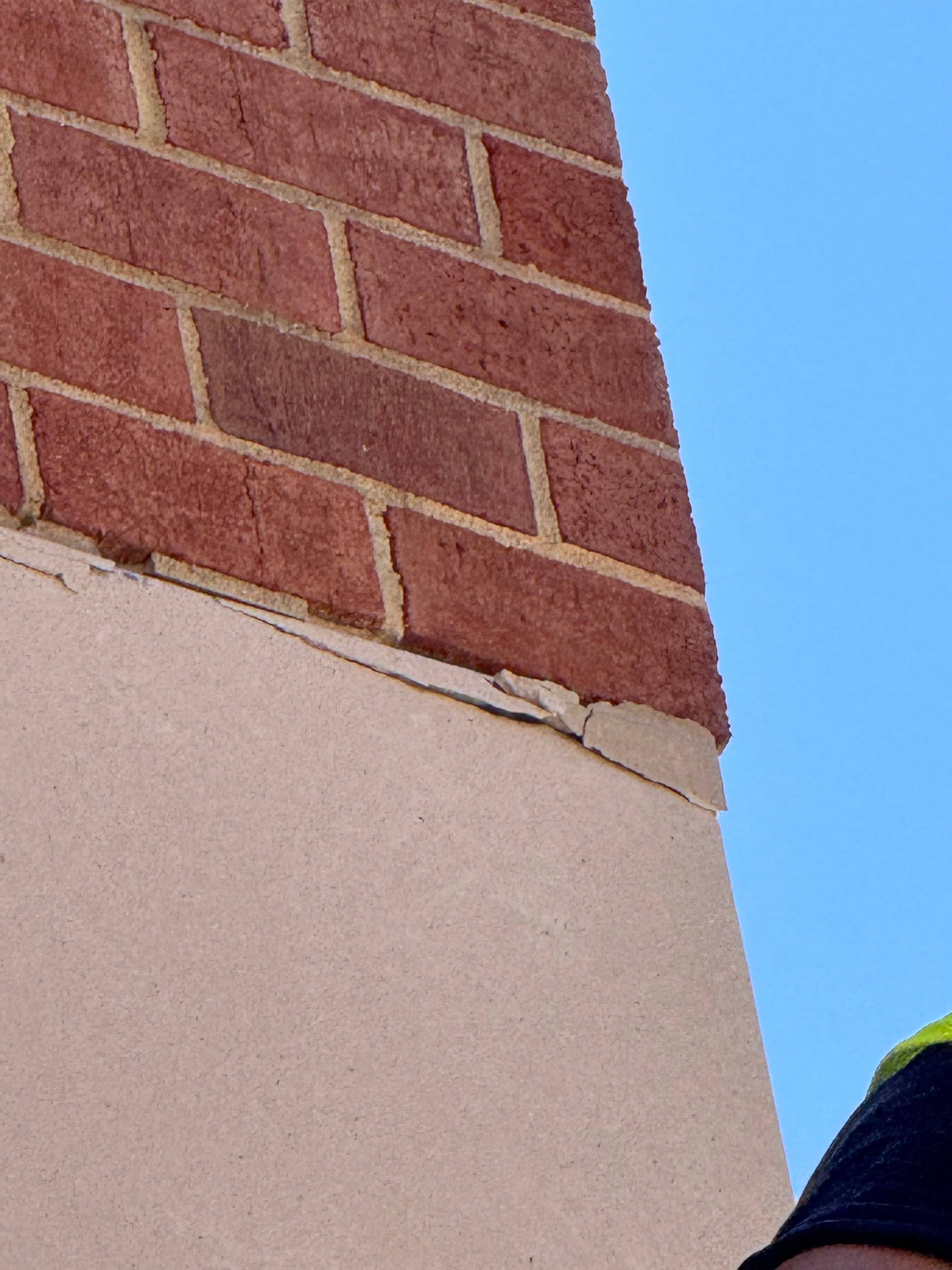 Brick chimney crack assessment and repair in Maryland by Atlantic Construction